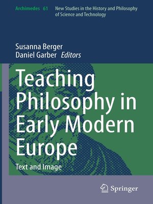 cover image of Teaching Philosophy in Early Modern Europe